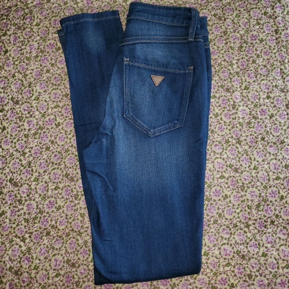 Guess High Waisted Button-Up Jeans